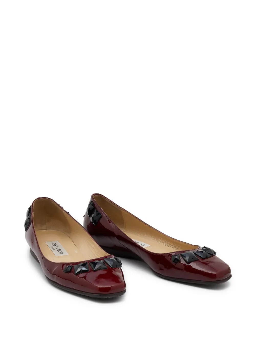 Jimmy Choo Pre-Owned stud-embellished ballet flats | Image 2