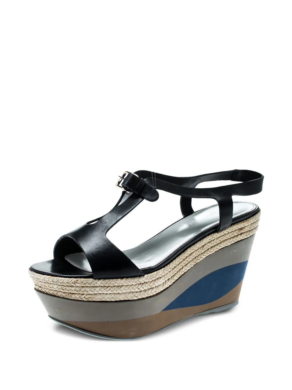 Sergio Rossi Vintage 95mm wedged platform sandals | Image 2