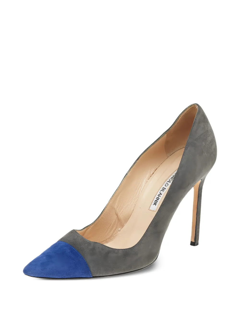 Manolo Blahnik 105mm pointed-toe suede pumps | Image 2