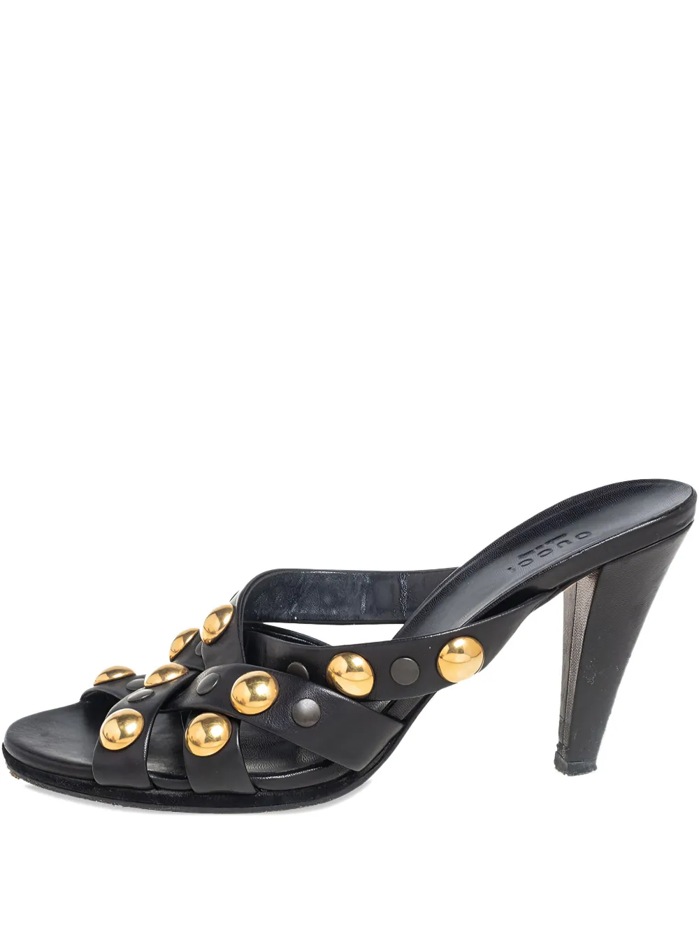 Gucci Pre-Owned 100mm Baboushka sandals - ブラック Gucci Pre-Owned 100mm Baboushka sandals - ブラック