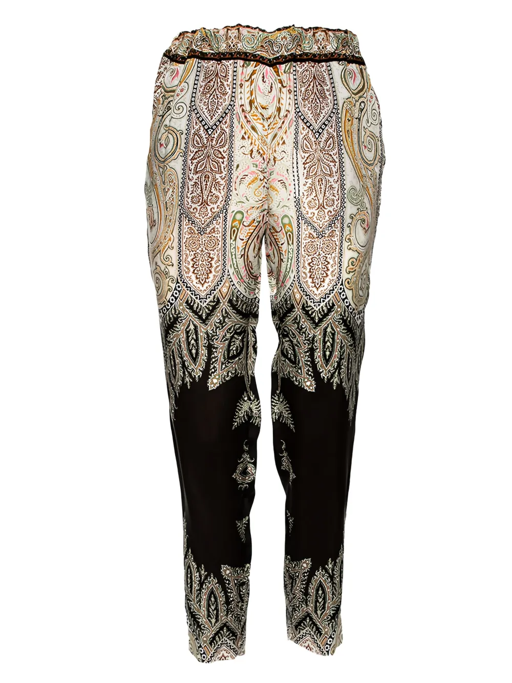 Etro Pre-Owned Hose mit Paisley-Print | Schwarz | Image 1