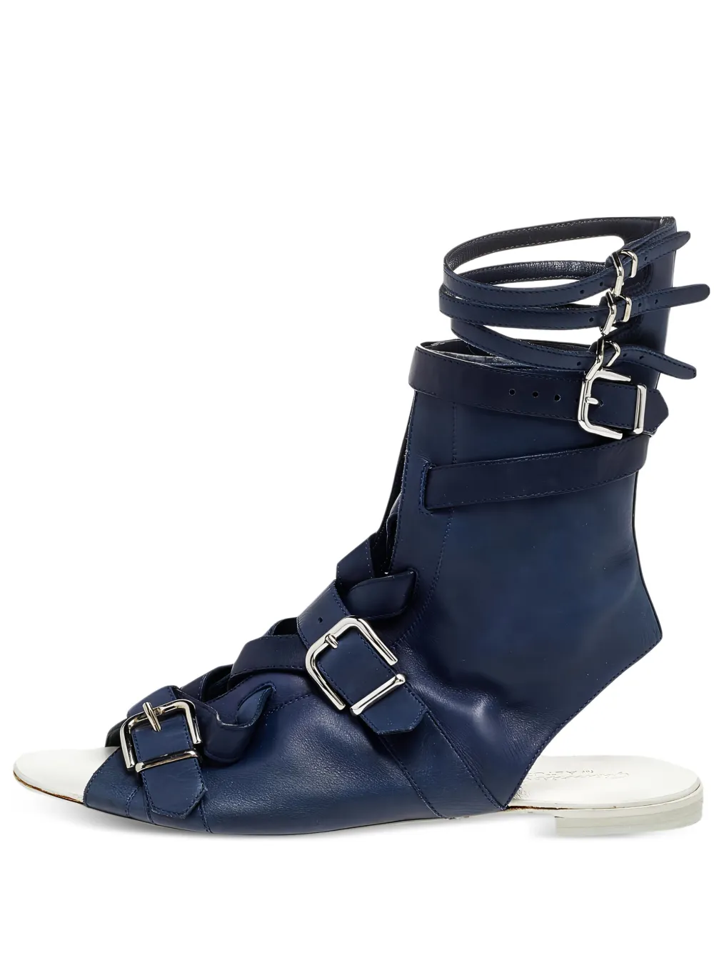 Gianvito Rossi botines con hebilla con tacón de 105mm de archivo | azul | Image 1