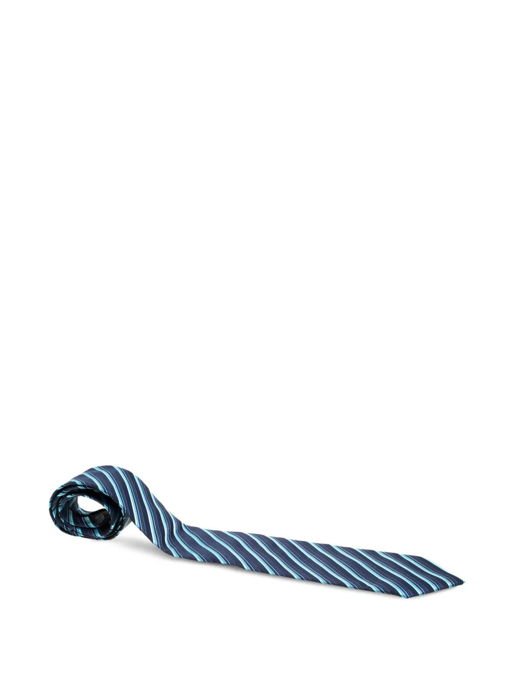 Lanvin Pre-Owned striped tie | Blue | Image 1