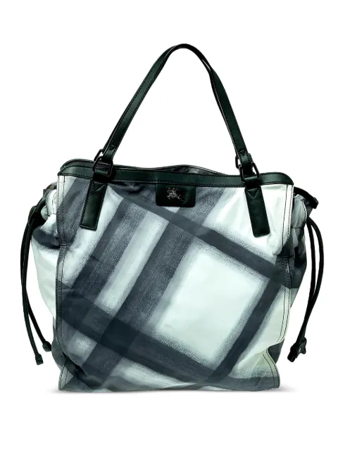 Burberry Pre-Owned check-print tote bag