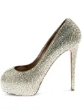 Le Silla 135mm rhinestone-embellished pumps - Gold