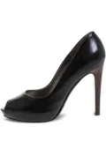 Ferragamo Pre-Owned 115mm leather pumps - Black