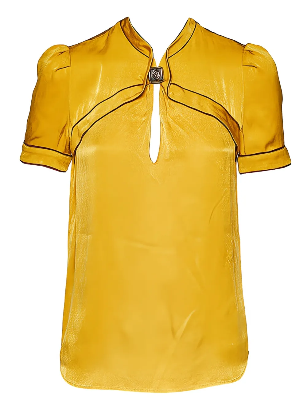 Gucci Pre-Owned silk top | Yellow | Image 1