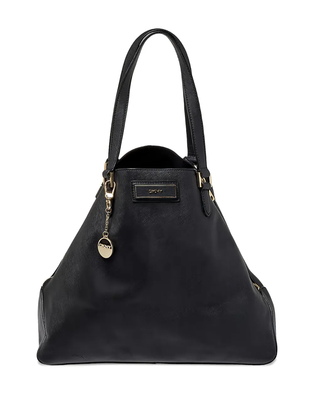 DKNY Vintage leather shoulder bag | Black | Image 1