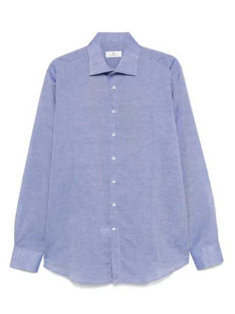 Scabal linen-cotton shirt