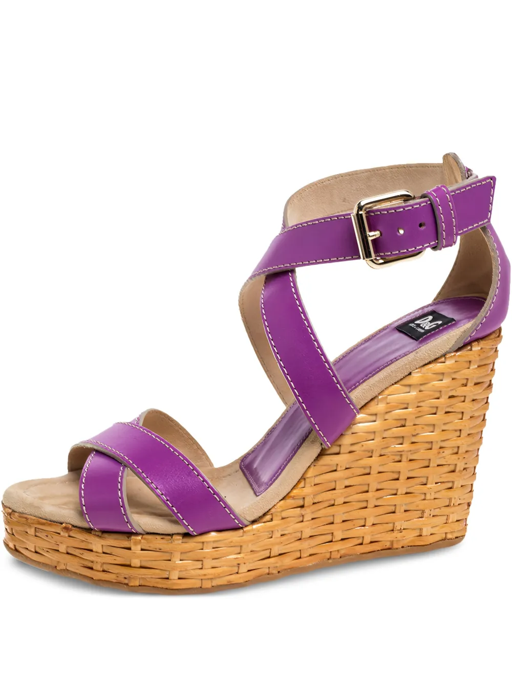 Dolce & Gabbana Pre-Owned 100mm leather sandals | Purple | Image 1