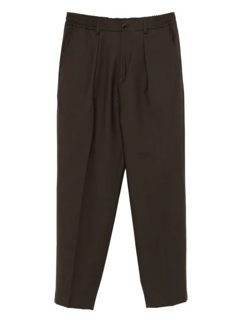 BE ABLE pleated elasticated-waist trousers