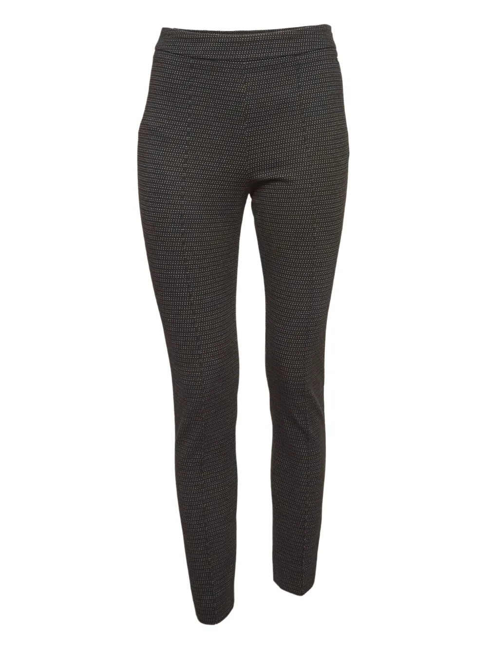 Max Mara contrast-stitching trousers - Black