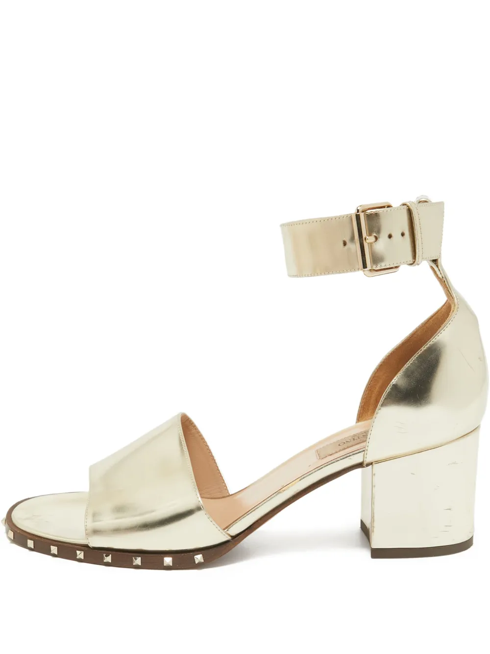 60mm metallic sandals