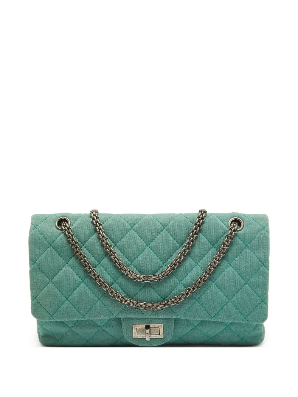 CHANEL Pre-Owned 2.55 リイシュー ショルダーバッグ - グリーン CHANEL Pre-Owned 2.55 リイシュー ショルダーバッグ - グリーン