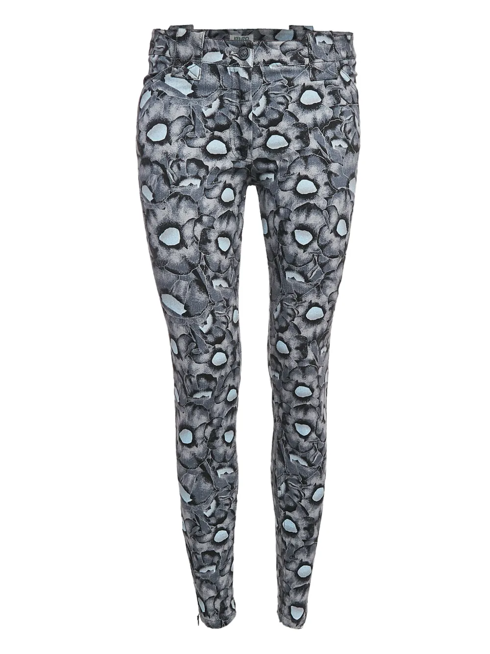 floral jeans
