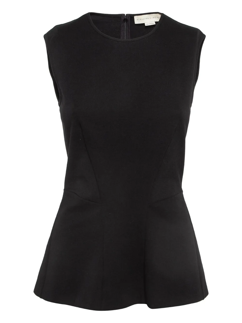 Stella McCartney Pre-Owned top con peplum | negro | Image 1