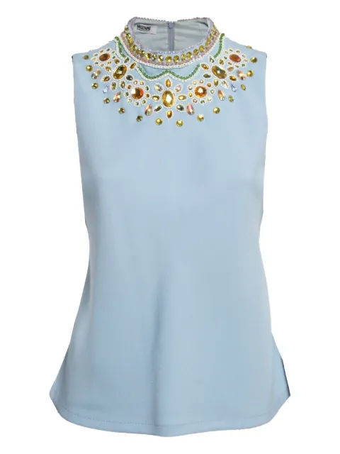Moschino Pre-Owned beaded-neck blouse