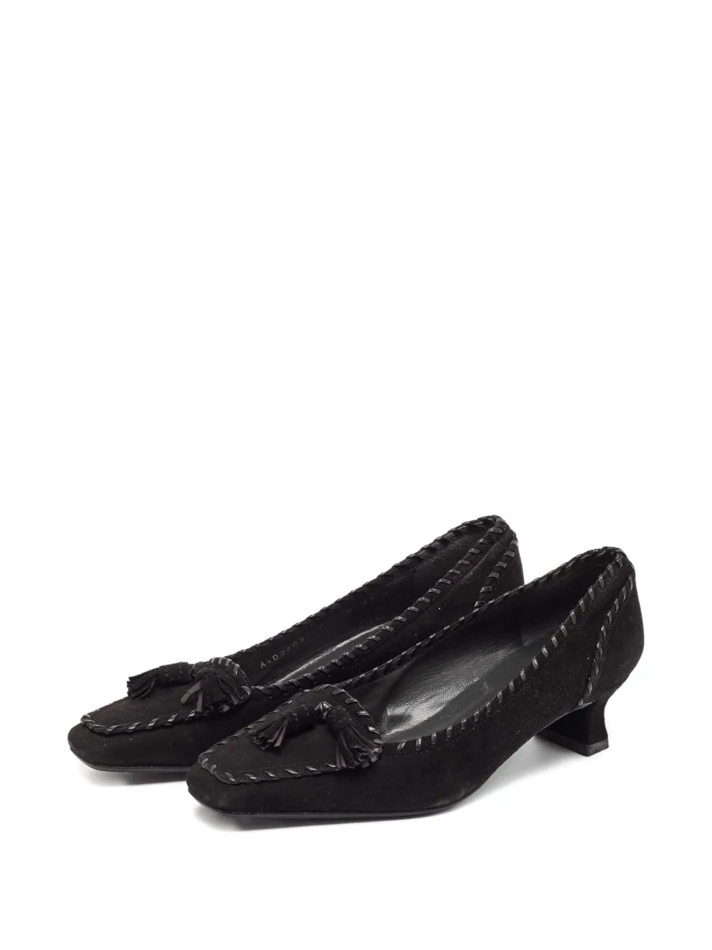 Stuart Weitzman 50mm suede leather pumps | Image 2