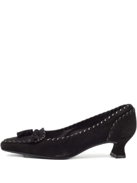 Stuart Weitzman 50mm suede leather pumps