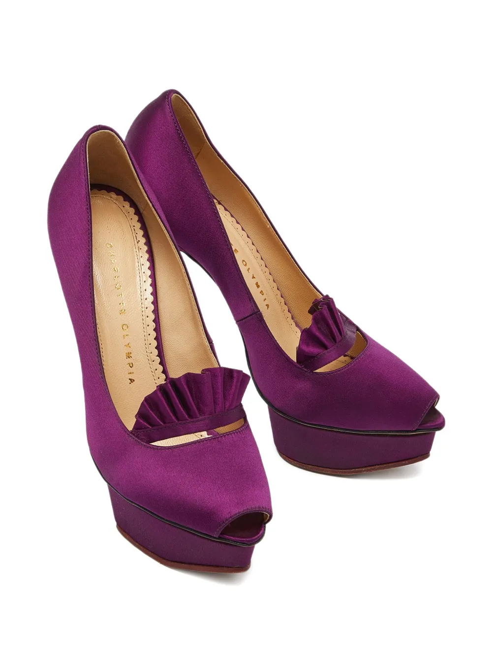 Charlotte Olympia 145mm leather heeled pumps | Image 2