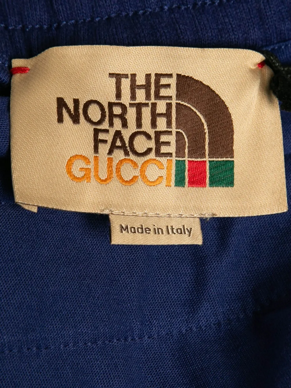 Pre-owned Gucci X North Face Two-tone Track Pants In Blue
