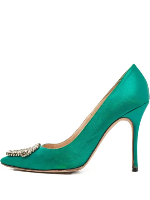 Manolo Blahnik jewel-embellishment pumps
