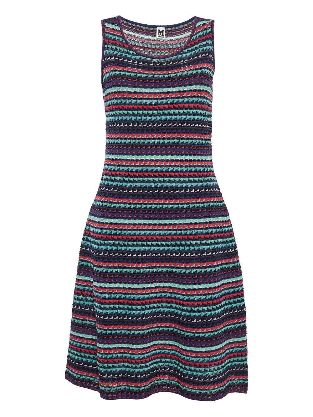 Missoni Pre-Owned Abito a righe - Nero