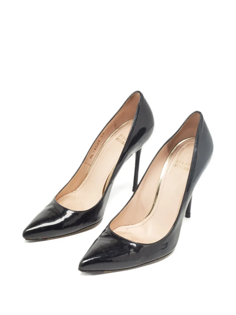 Stuart Weitzman 115mm leather heeled pumps | Image 2
