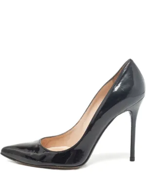 Stuart Weitzman エナメルレザーパンプス | ブラック | FARFETCH JP