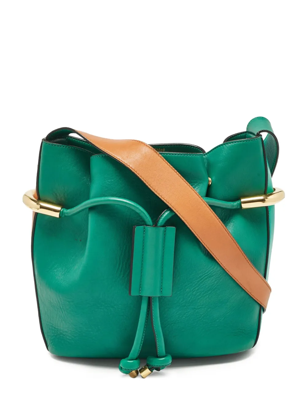 Chloé Pre-Owned sac seau en cuir | vert | Image 1