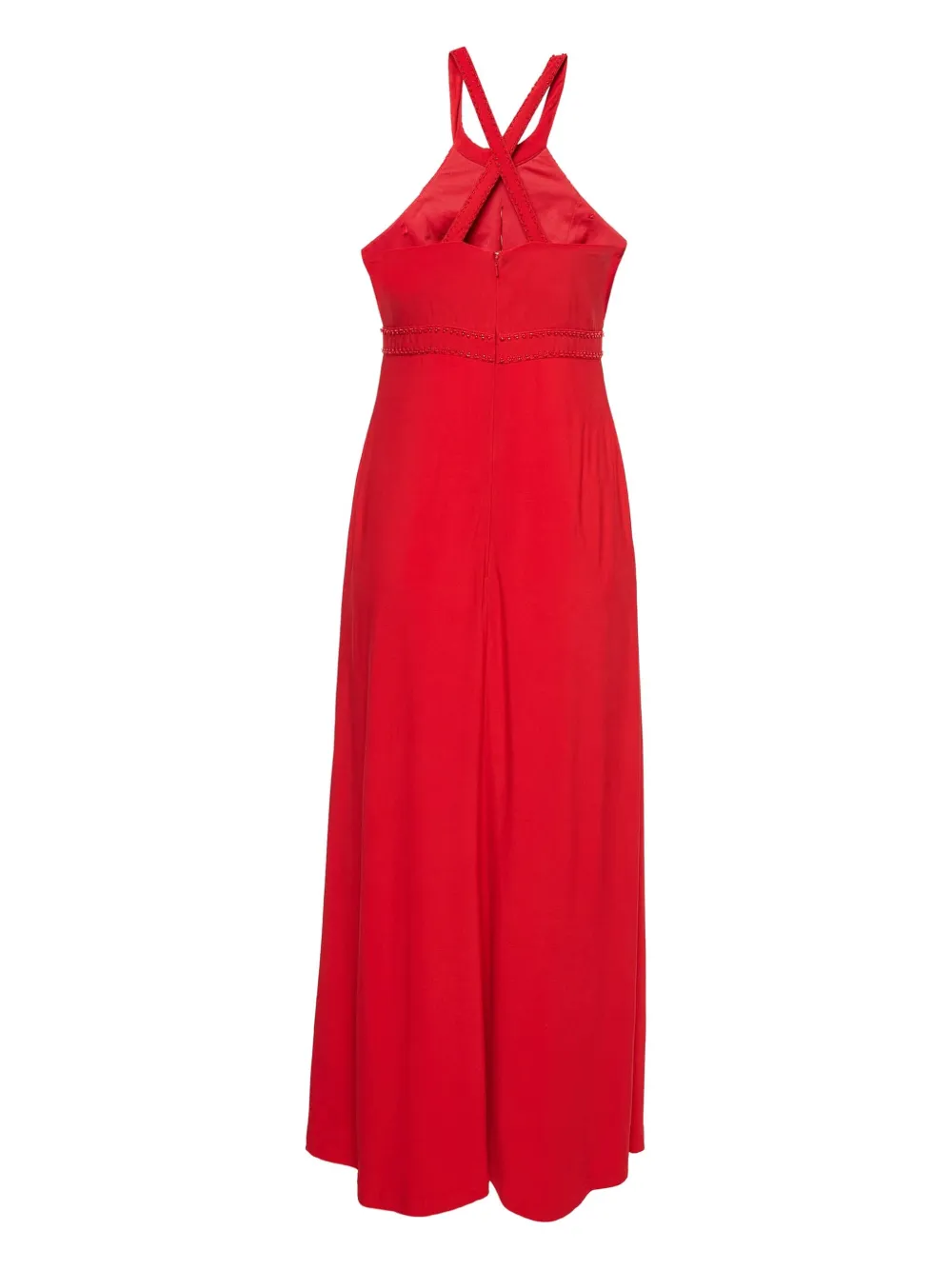 Jenny Packham Maxi-jurk verfraaid met kralen - Rood