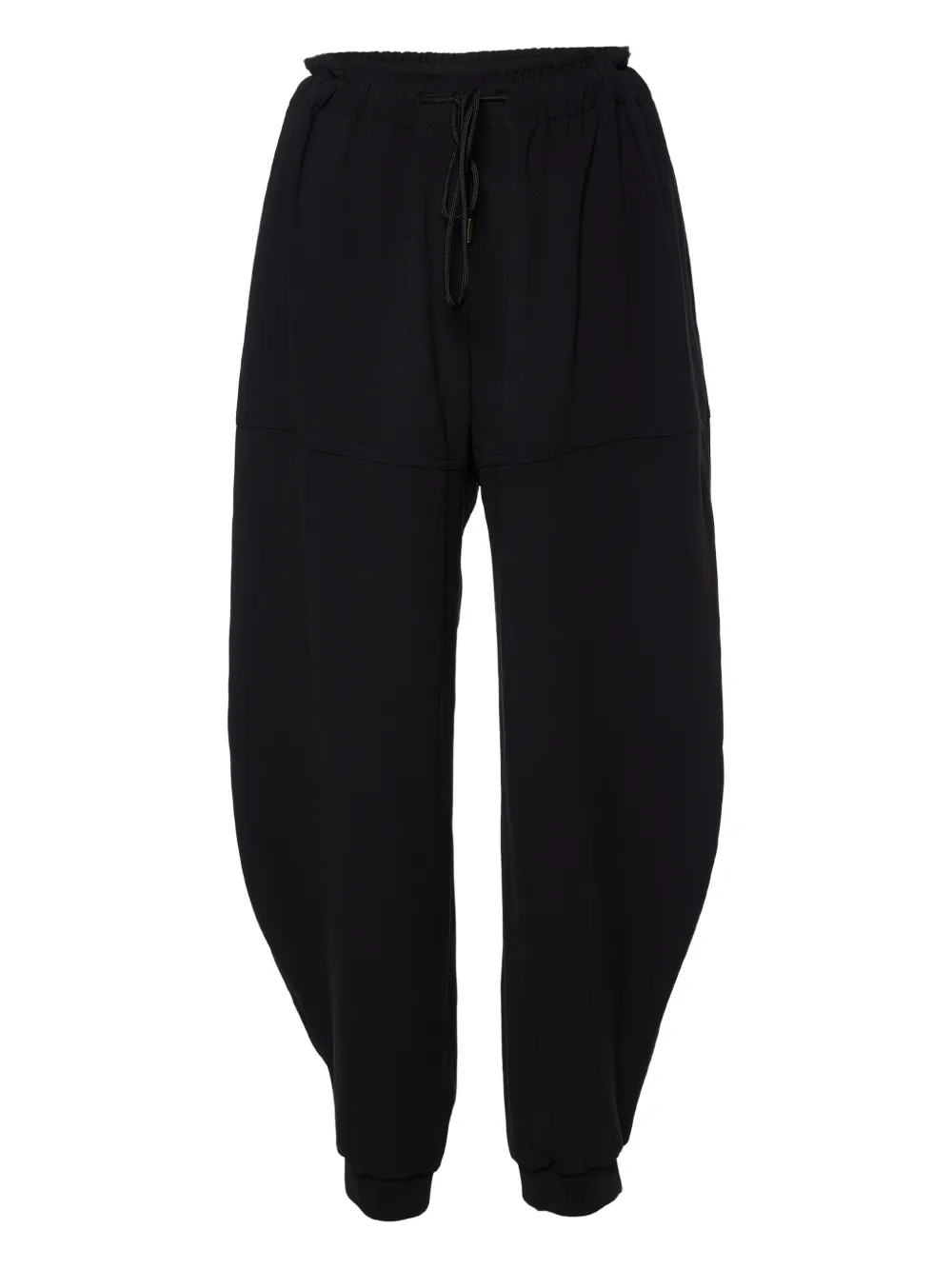 Chloé Pre-Owned pantalones con cordones elásticos | negro | Image 1