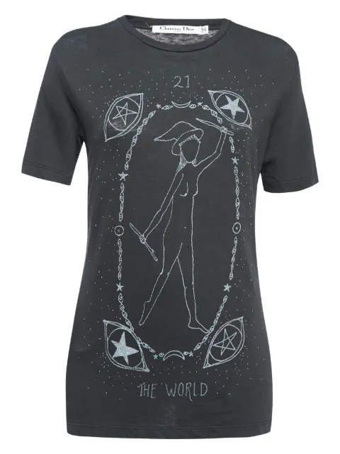 Christian Dior Pre-Owned 2024 tarot-print T-shirt