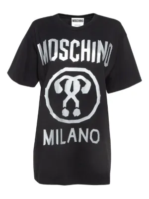 Moschino モスキーノ ロゴ Tシャツ | ブラック | FARFETCH JP