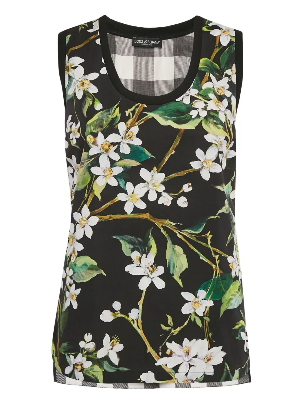 Dolce & Gabbana Pre-Owned 2024 printed tank top | Black | Image 1