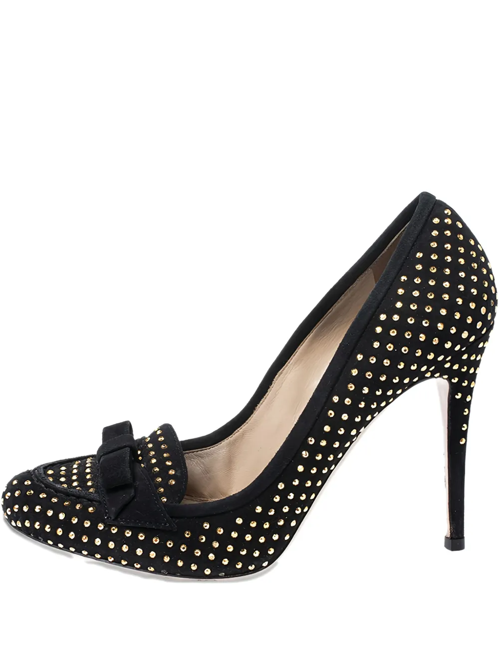 Valentino Garavani Pre-Owned 2023 105mm studded pumps - ブラック Valentino Garavani Pre-Owned 2023 105mm studded pumps - ブラック