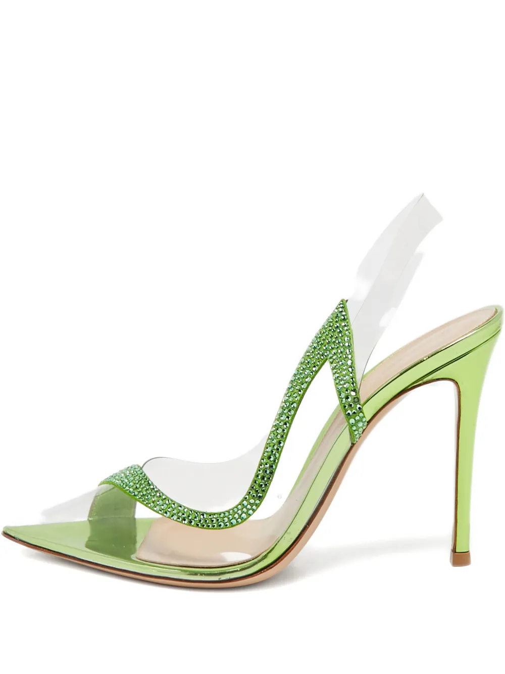 Gianvito Rossi 2024 slingback pumps | Green | Image 1