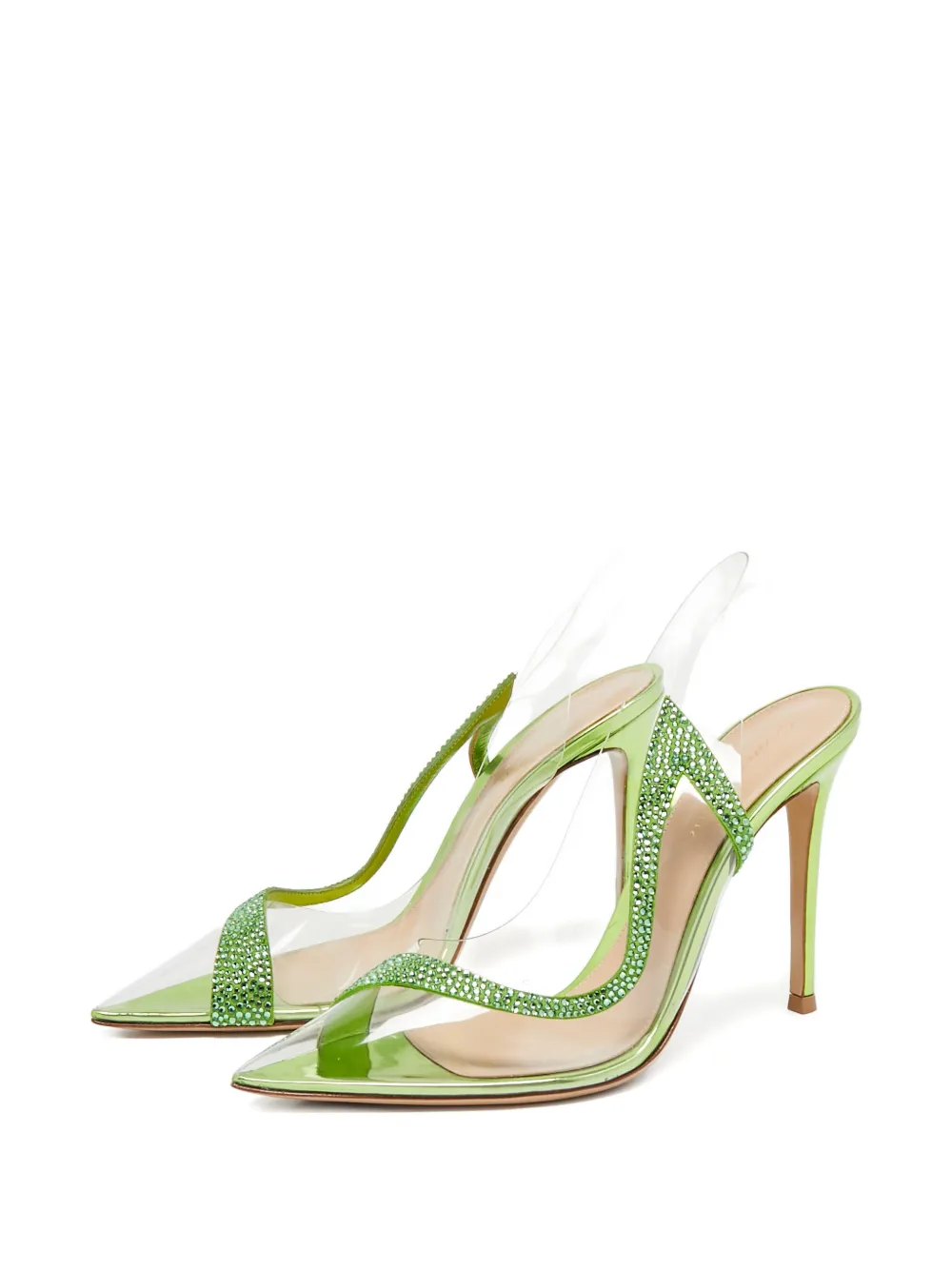Gianvito Rossi 2024 slingback pumps - Groen