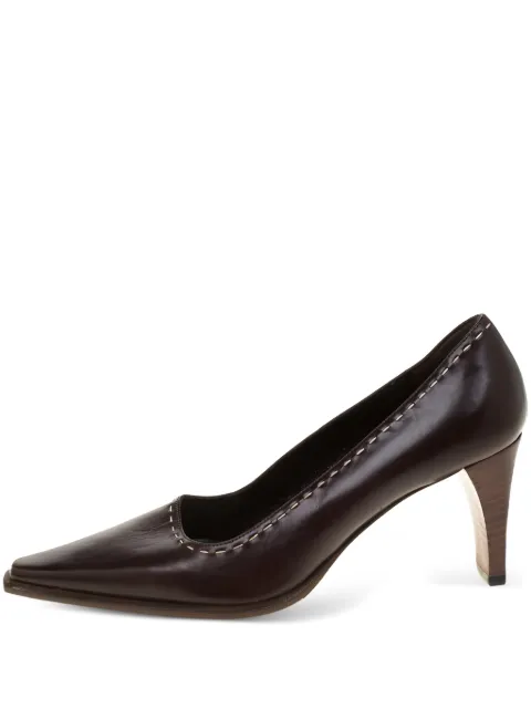 Gucci Pre-Owned 2023 70mm leather pumps