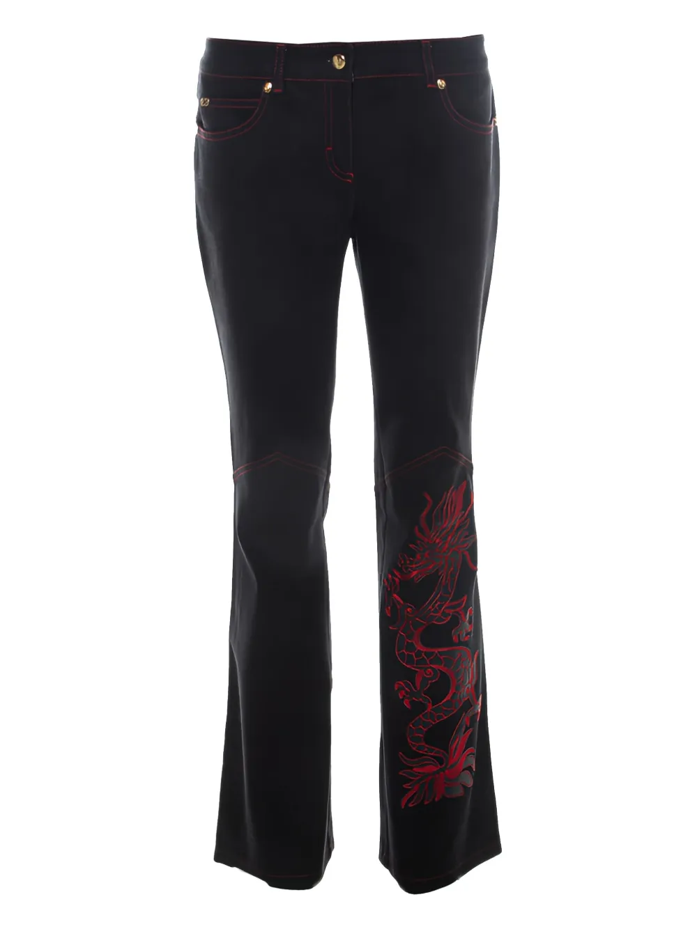 Escada Pre-Owned Flared jeans - Zwart