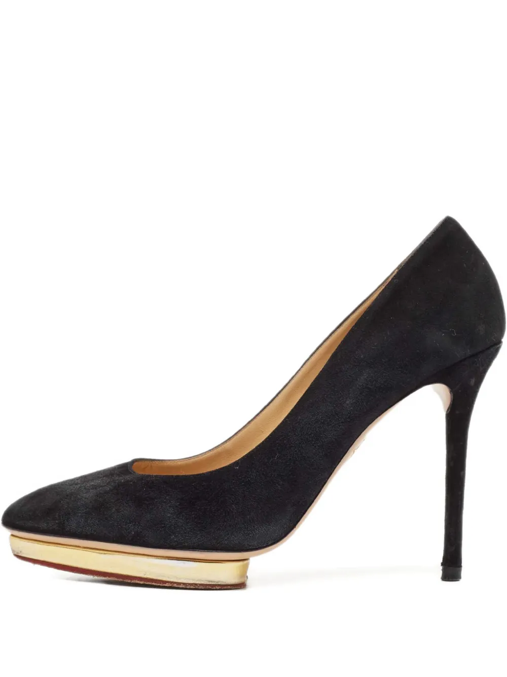 Dolly heeled pumps