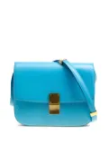 Celine Pre-Owned leather flap shoulder bag - Blue