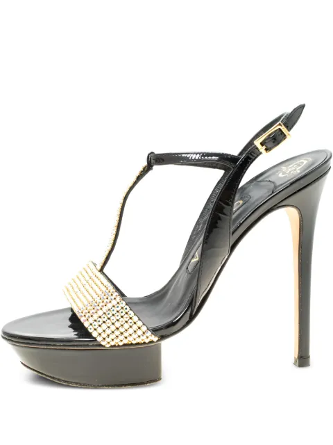 Gina sandales à ornements en cristal 125 mm