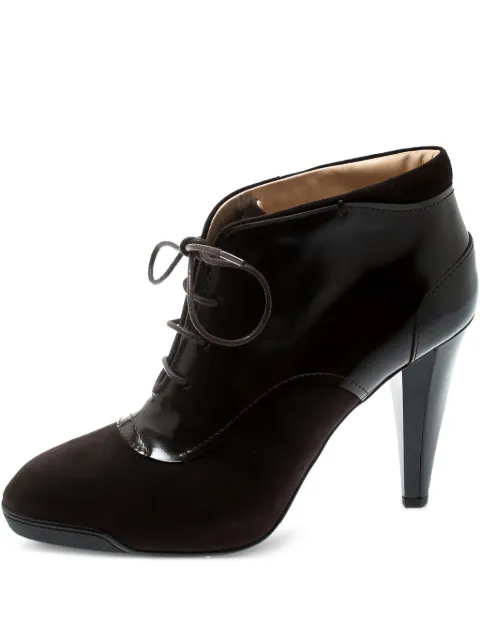 Tod's botines con tacón de 100 mm pre-owned