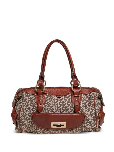DKNY Vintage Pre-owned monogram-logo totel bag