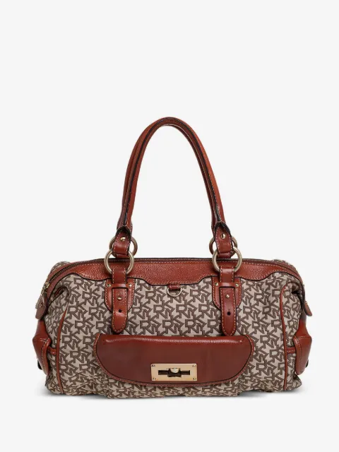 DKNY Vintage Pre-owned monogram-logo totel bag