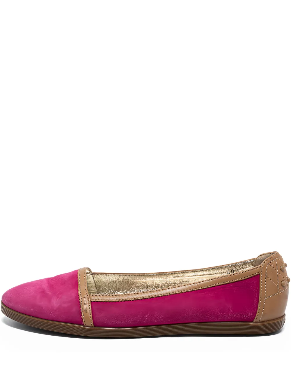 Tod's Vintage プレオウンド フラットシューズ - ピンク Tod's Vintage プレオウンド フラットシューズ - ピンク