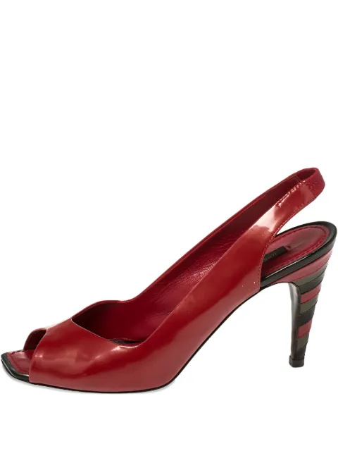 Louis Vuitton Pre-Owned 100mm slingback pumps