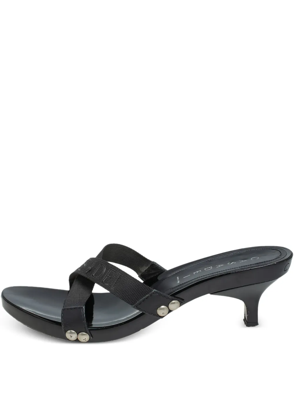 Casadei Vintage sandalias con tacón de 60mm  de archivo | negro | Image 1