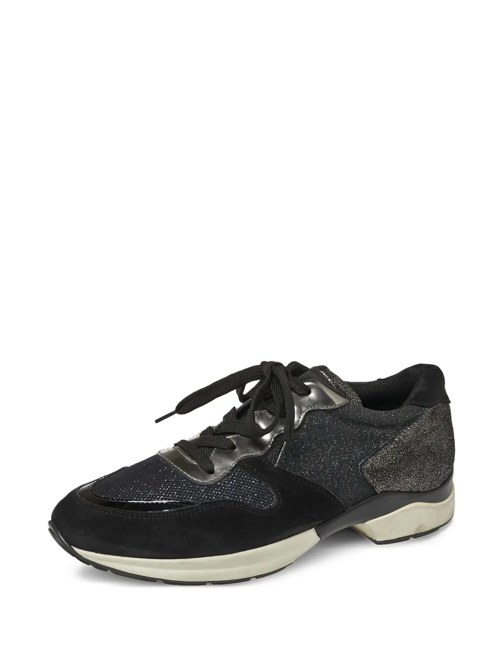 Tod's Vintage pre-owned metallic panelled sneakers | Image 2